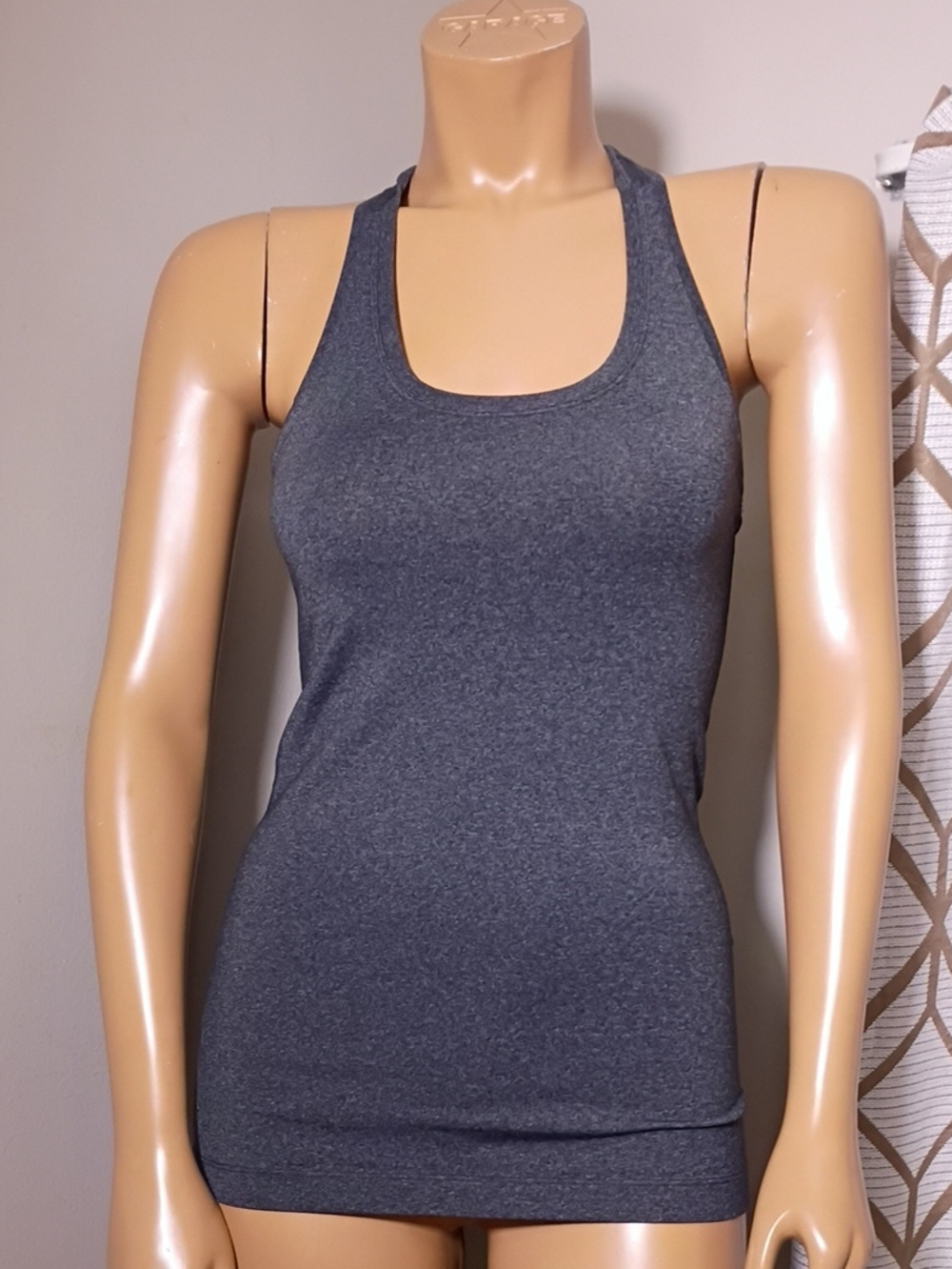 lululemon athletica Charcoal Gray Racerback Tank